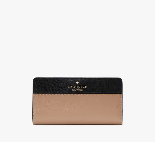 Kate Spade Madison Colorblock Large Slim Bifold