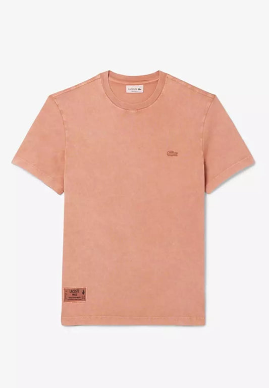 Lacoste Washed Effect Heavy Jersey T-shirt - Track