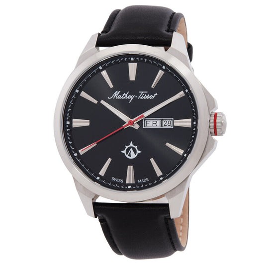 Mathey-Tissot Field Scout Quartz Black Dial Men's Watch (Item No. MTWG1001101)