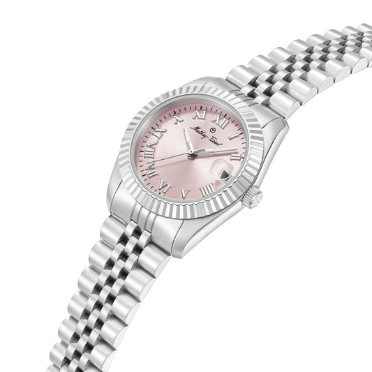 Mathey-Tissot Quartz Light Pink Dial Ladies Watch (Item No. H250954B-B)