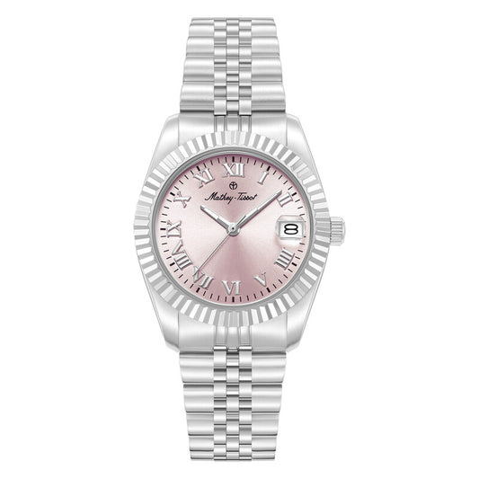 Mathey-Tissot Quartz Light Pink Dial Ladies Watch (Item No. H250954B-B)