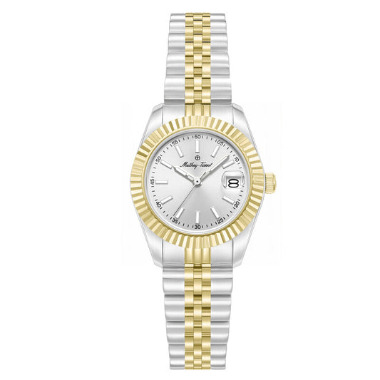 Mathey-Tissot Quartz Silver Dial Ladies Watch (Item No. H250955C-A)