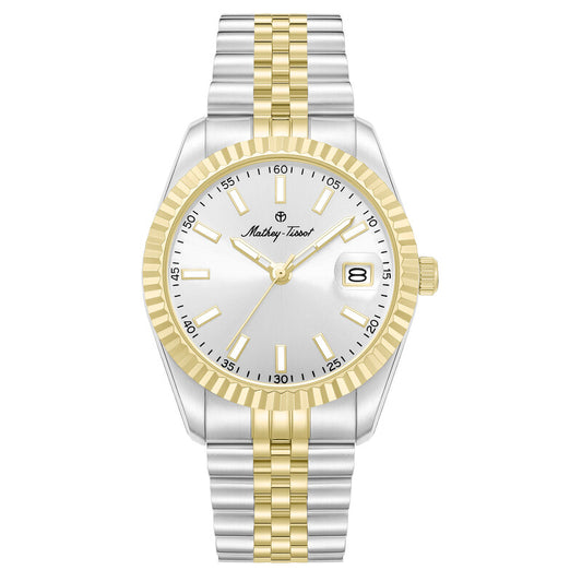 Mathey-Tissot Quartz Silver Dial Men's Watch (Item No. H250953D-C)