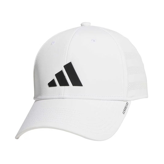 Adidas Men's Gameday 4 Stretch Fit Hat -White