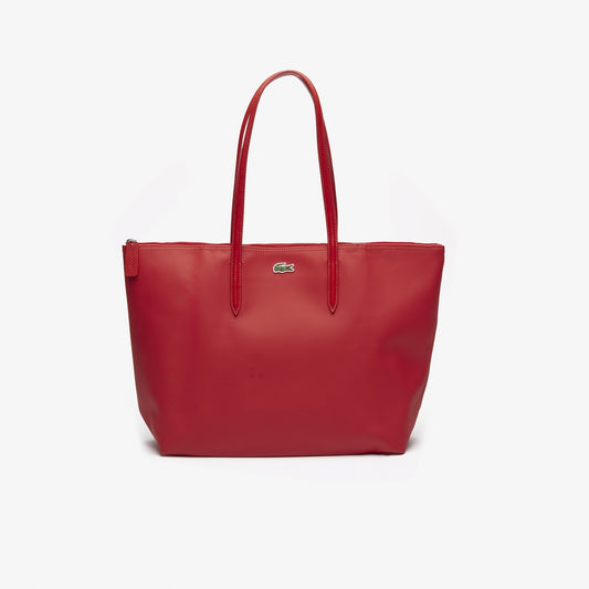 Lacoste Large L.12.12 Concept Tote (High Risk Red • 883)