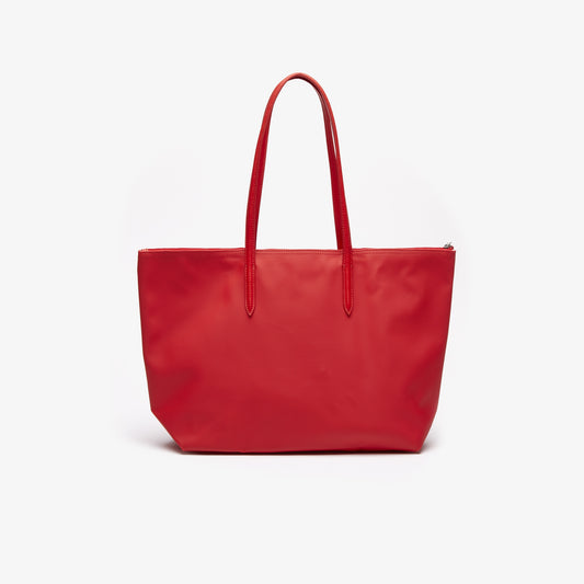 Lacoste Large L.12.12 Concept Tote (High Risk Red • 883)