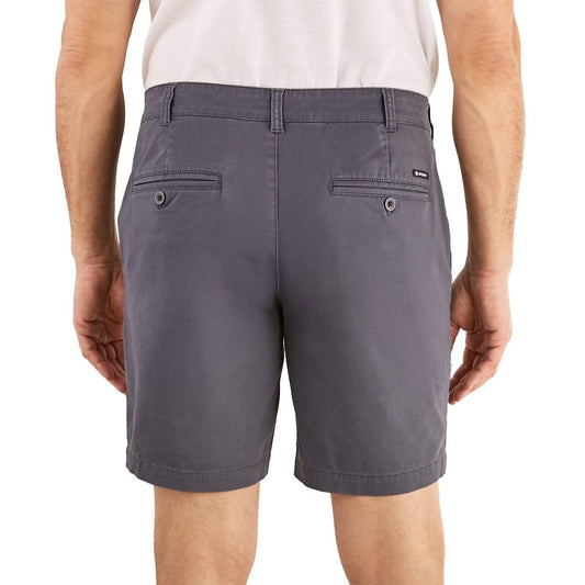 Sperry Men's Flat-Front Shorts (Washed Navy)