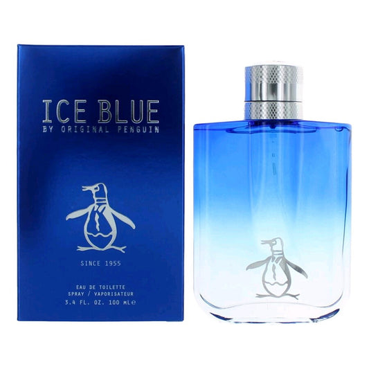 Original Penguin Men's Ice Blue EDT Spray 3.4 oz Fragrances