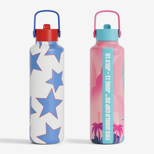 FIFA World Cup 2026 Performance 24oz Insulated Water Bottle (2-Pack Miami Edition)
