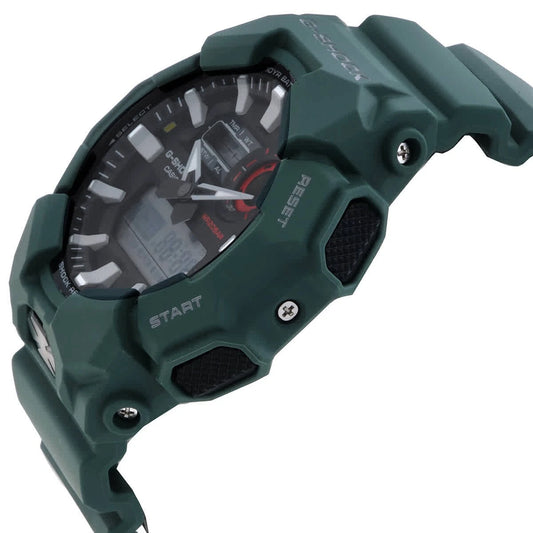 Casio G-Shock Alarm World Time Quartz Analog-Digital Black Dial Men's Watch
