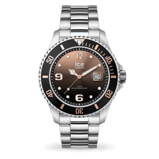 Ice-Watch Quartz Brown Dial Stainless Steel Men's Watch