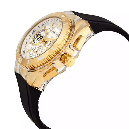 TechnoMarine Women's Cruise California 40mm Stainless Steel Case Black Watch - (TM-118136)