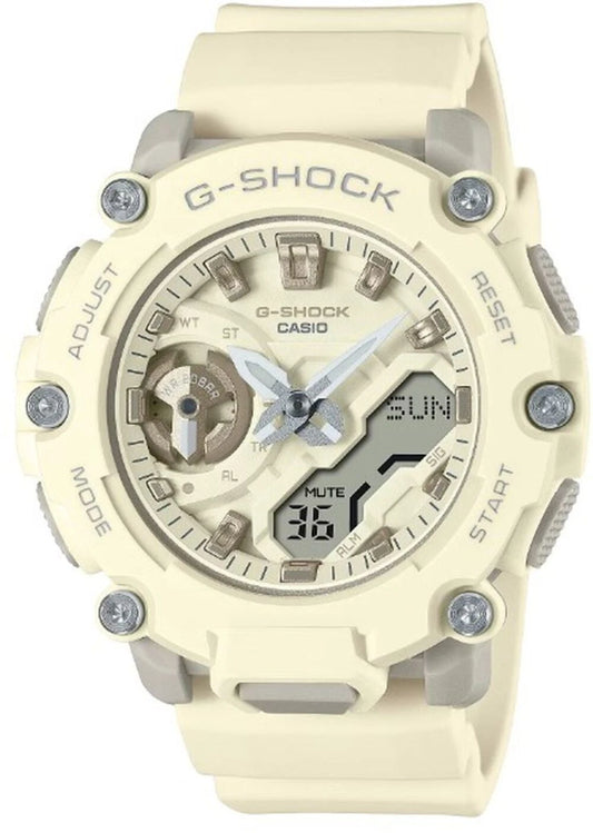 Casio G-Shock Alarm World Time Quartz Analog-Digital White Dial Watch