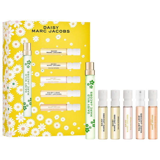Marc Jacobs Fragrances Mini Daisy Collection Sampler Set with Daisy Wild Travel Spray