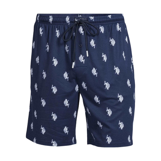 U.S. Polo Assn. Men's USPA 2-Pack Pajama Shorts in Blue