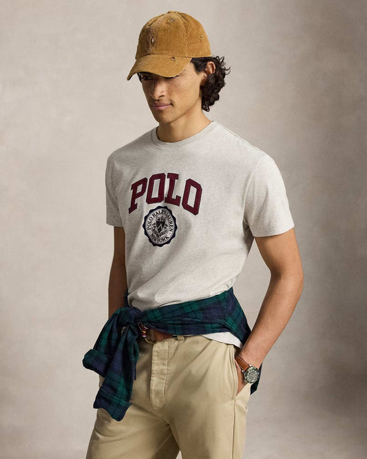 Polo Ralph Lauren Men’s Classic Fit Logo Jersey T-Shirt in Sport Heather