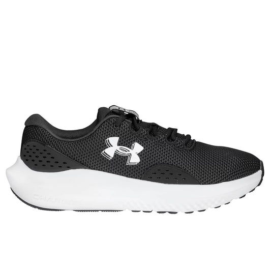 Under Armour Charged Surge 4 in Black/White