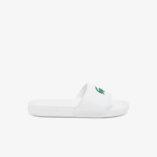 Lacoste Women’s Serve Slide in White/Green (Color Code: 082)