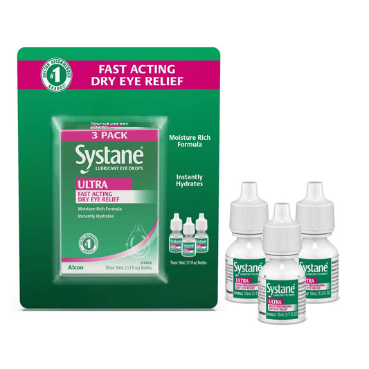 Systane Ultra Lubricant Eye Drops (1/3 fl. oz., 3-pack)