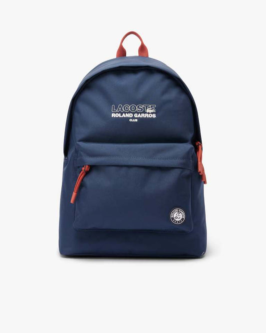 Lacoste Unisex Roland-Garros Edition Backpack in LACOSTE RG CLUB MARINE (Color Code: Q97)