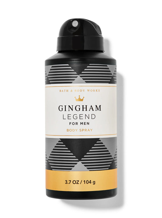 Bath & Body Works Men's Gingham Legend Body Spray