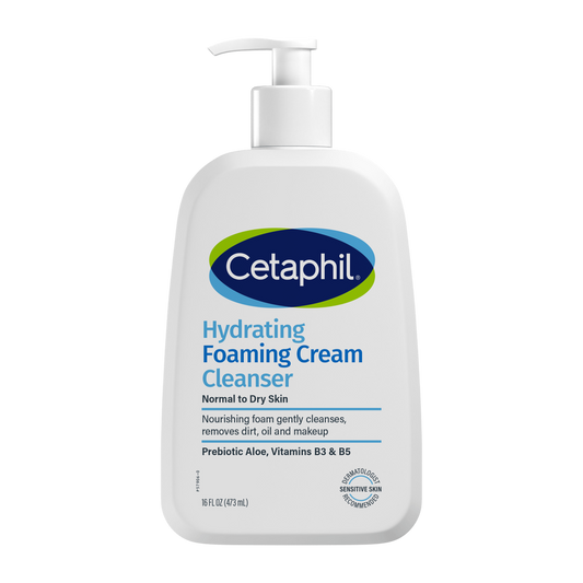 Cetaphil Hydrating Foaming Cream Cleanser (473mL)