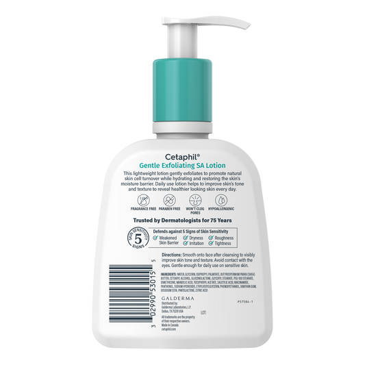 Cetaphil Gentle Exfoliating SA Face Lotion 8oz (237mL)