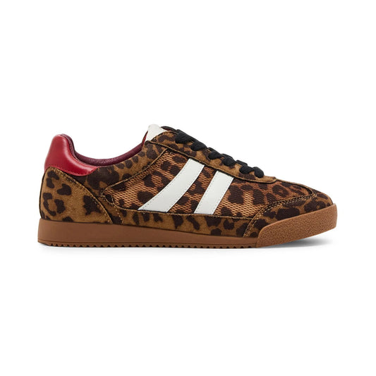 Steve Madden Women's Retro-Inspired Suede Sneaker - Leopard