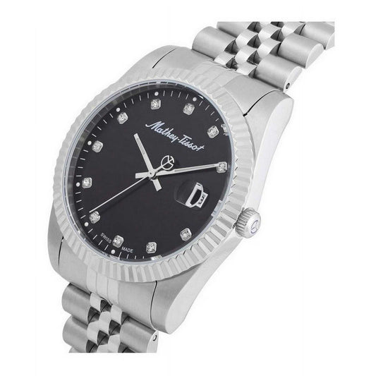 Mathey-Tissot Mathy II Quartz Black Dial Men's Watch (Model: H710AN)