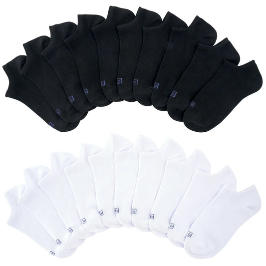K Bell Women's No Show Sock, 10 pair