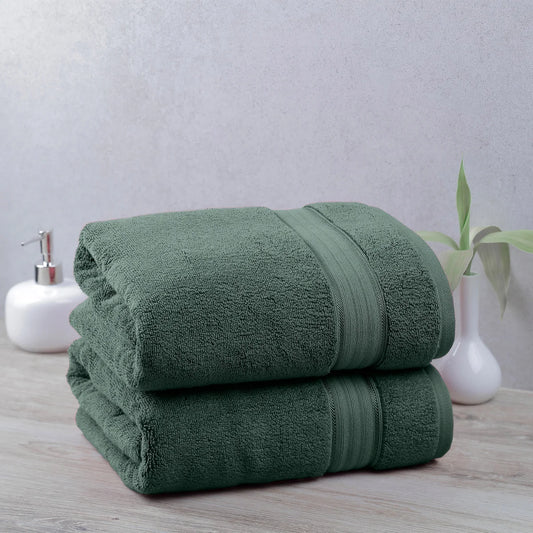 Purely Indulgent 100% Egyptian Cotton Towel Set - Green