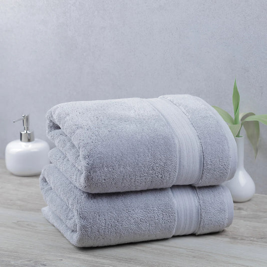 Purely Indulgent 100% Egyptian Cotton Towel Set - Silver