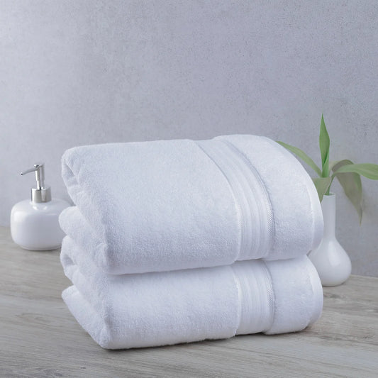 Purely Indulgent 100% Egyptian Cotton Towel Set - White