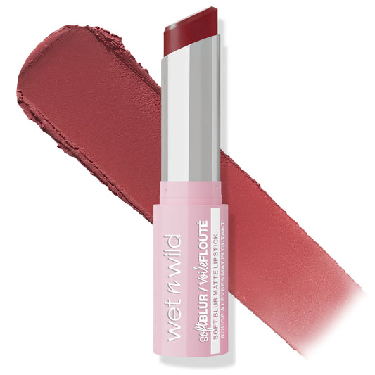Wet n Wild Soft Blur Matte Lipstick | I'm Shy