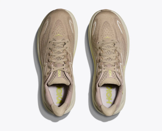 HOKA Clifton 10 in Raw Linen / Stone