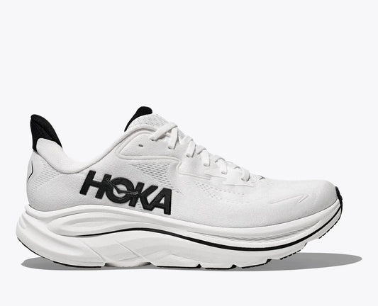 HOKA Clifton 10 in White / Black