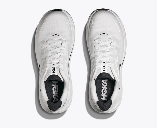 HOKA Clifton 10 in White / Black
