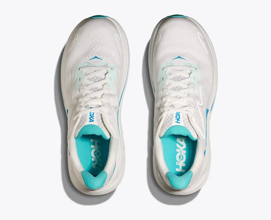HOKA Clifton 10 in White / Skyward Blue