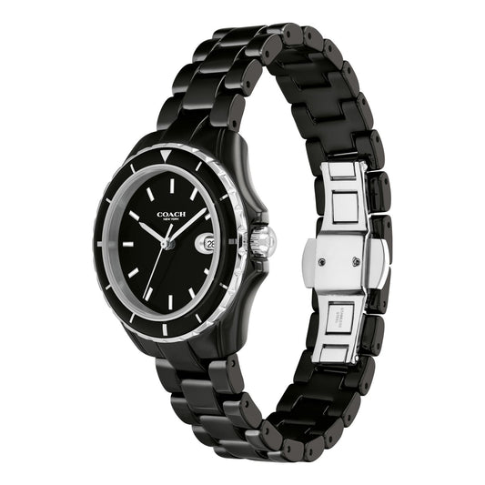 Coach Preston Women's Watch, 32mm in black with index
