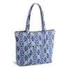 Vera Bradley North South Tote Bag in the Raindrop Medallion