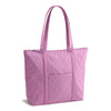 Vera Bradley North South Tote Bag in Smoky Grape