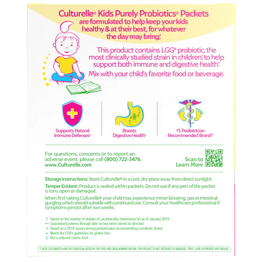 Culturelle Probiotic Kids Purely Probiotic Packets, 60 Packets