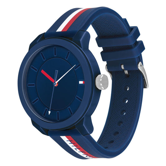 Tommy Hilfiger Men's Watch, 44mm in Blue with Index