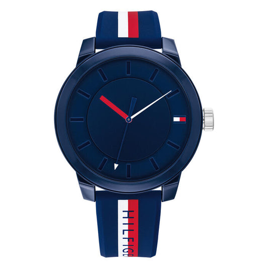 Tommy Hilfiger Men's Watch, 44mm in Blue with Index