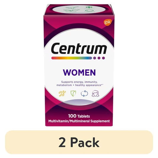 (2 pack) Centrum Women Multivitamin 100 Count