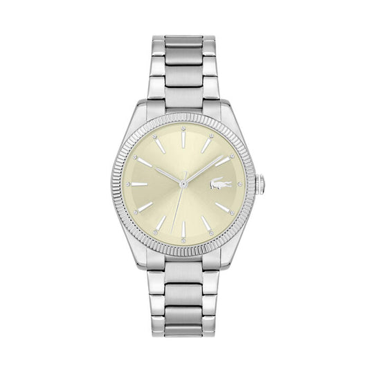 Lacoste Capucine Women's Watch, 36mm in Gold-Toned Metallic Crystal with Index