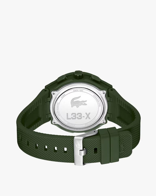 Lacoste LC33 Analog and Digital Silicone Watch