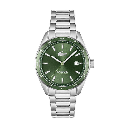 Lacoste Boston Automatic Men's Watch (40mm) Green With Index
