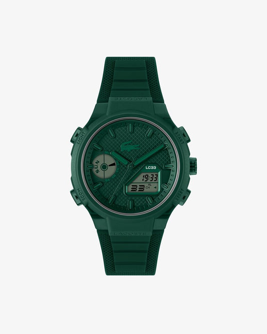 Lacoste LC33 Analog and Digital Silicone Watch