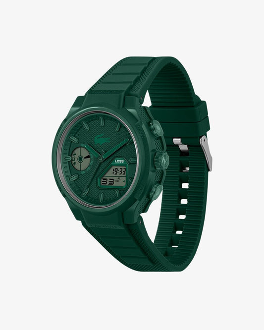 Lacoste LC33 Analog and Digital Silicone Watch